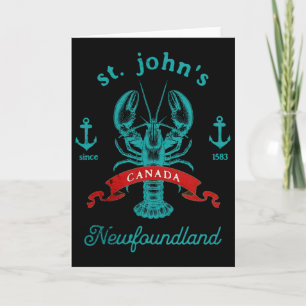 St Johns Neufundland Kanada Hummer Urlaub Souv Karte