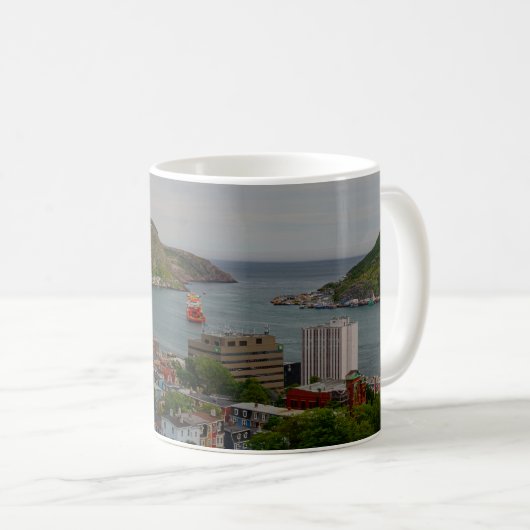 St John's Newfoundland Mug Kaffeetasse (VorderseiteRechts)