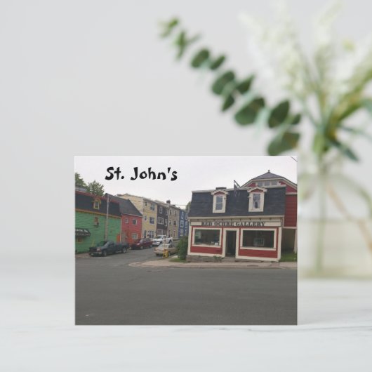 St John's Postkarte (Stehend Vorderseite)