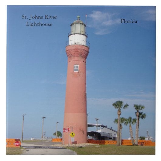 St. Johns River Lighthouse Fliesen (Vorderseite)