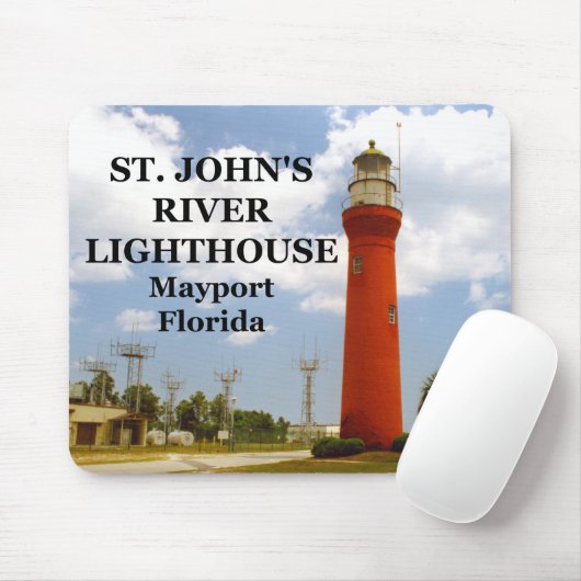 St. Johns River Lighthouse, Florida Mousepad (Mit Mouse)