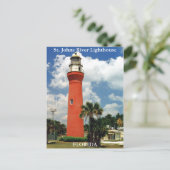 St. Johns River Lighthouse, Florida Postcard Postkarte (Stehend Vorderseite)