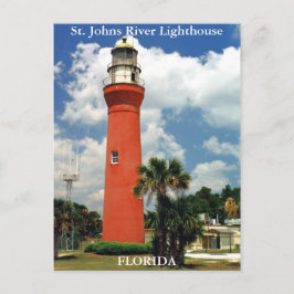 St. Johns River Lighthouse, Florida Postcard Postkarte