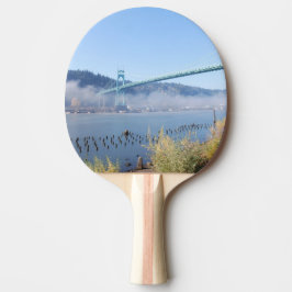 St- Johnsbrücke, schönes Portland Oregon Tischtennis Schläger