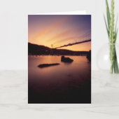 St- Johnsbrücken-Sonnenuntergang Karte (Vorderseite)