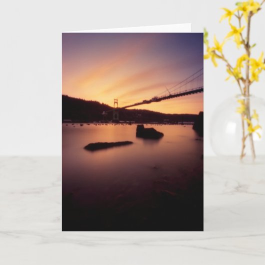 St- Johnsbrücken-Sonnenuntergang Karte (Gelbe Blume)