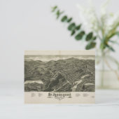 St. Johnsbury Vermont 1884 Postkarte (Stehend Vorderseite)