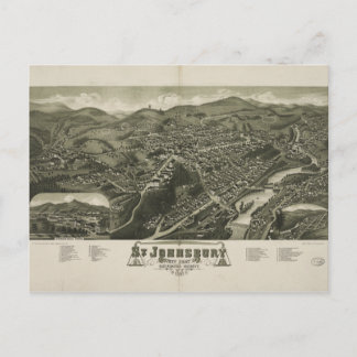 St. Johnsbury Vermont 1884 Postkarte