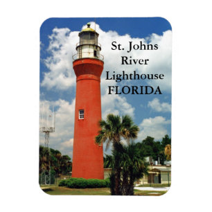 St- Johnsfluss-Leuchtturm, Florida-Magnet Magnet