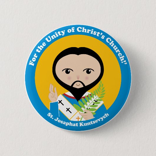 St. Josaphat Kuntsevych Button (Vorderseite)