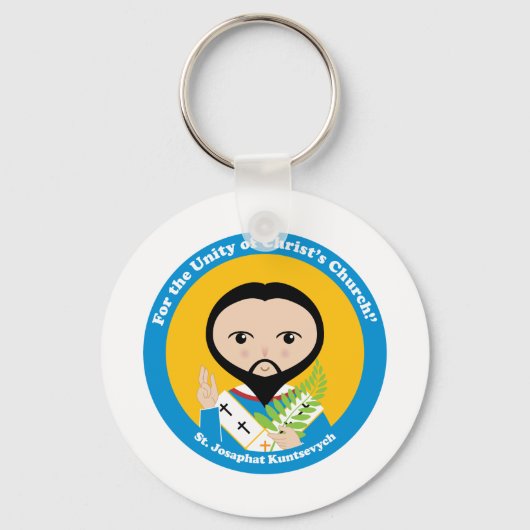 St. Josaphat Kuntsevych Schlüsselanhänger (Vorderseite)