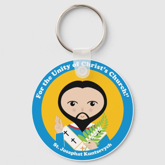 St. Josaphat Kuntsevych Schlüsselanhänger (Vorderseite)