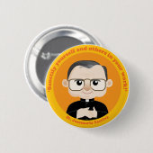 St. Josemaria Escriva Button (Vorne & Hinten)