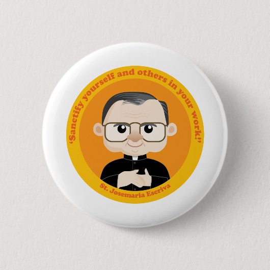 St. Josemaria Escriva Button (Vorderseite)