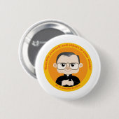 St. Josemaria Escriva Button (Vorne & Hinten)