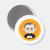 St. Josemaria Escriva Magnet (Vorderseite/Rückseite)