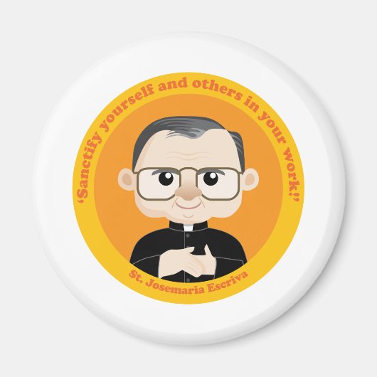 St. Josemaria Escriva Magnet (Vorne)