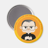 St. Josemaria Escriva Magnet (Vorderseite/Rückseite)