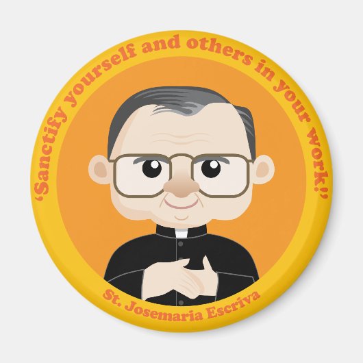 St. Josemaria Escriva Magnet (Vorne)