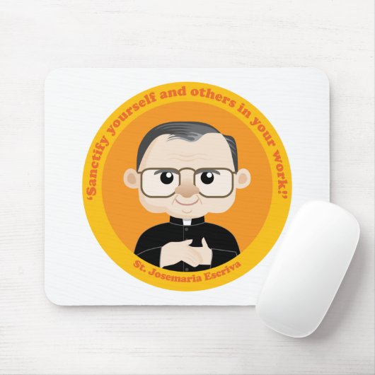 St. Josemaria Escriva Mousepad (Mit Mouse)