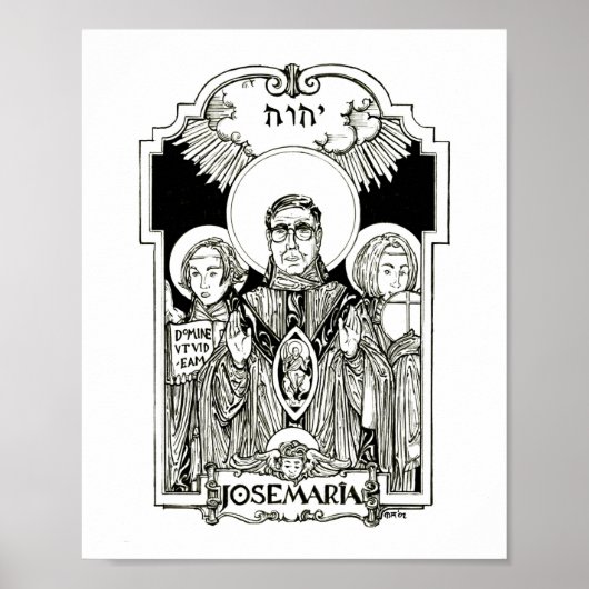 St. Josemaria Escriva Poster (Vorne)