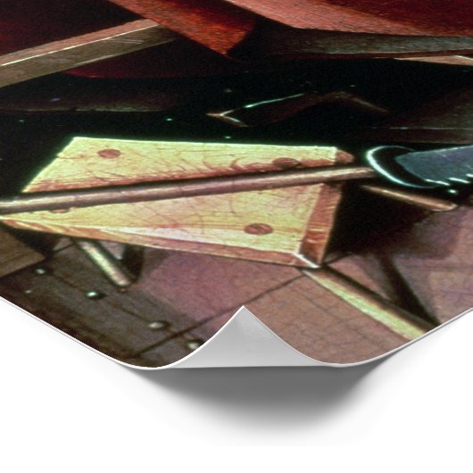 St. Joseph als mittelalterlicher Carpenter Poster (Ecke)