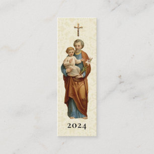 St. Joseph Altar Festtag Heilige Karte Gefallen