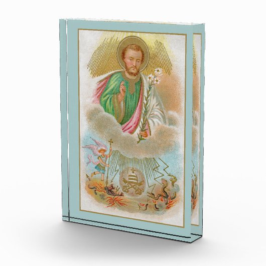 St. Joseph aus einer "Pilgerkarte" (B 01) Fotoblock (Rechts)