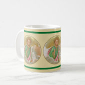 St. Joseph aus einer "Pilgerkarte" (Detail; B 01) Kaffeetasse (Vorderseite Links)
