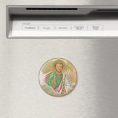 St. Joseph aus einer "Pilgerkarte" (Detail; B 01) Magnet (In Situ (Geschirrspüler))