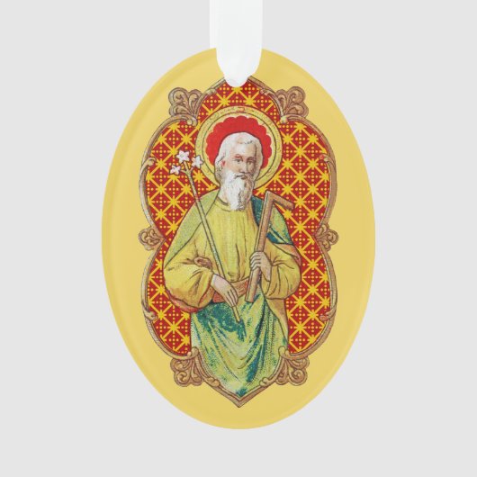 St. Joseph aus einer Trade Card (TC 01) Ornament (Vorderseite)