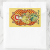 St. Joseph aus einer Trade Card (TC 01) Rechteckiger Aufkleber (Tasche)
