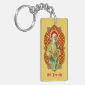 St. Joseph aus einer Trade Card (TC 01) Schlüsselanhänger (Vorderseite links)
