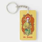 St. Joseph aus einer Trade Card (TC 01) Schlüsselanhänger (Vorderseite)