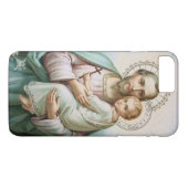 St. Joseph Baby Jesus Cross Lily Case-Mate iPhone Hülle (Rückseite (Horizontal))