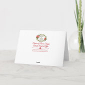 St. Joseph Baby Jesus Cross Lily Karte (Rückseite)