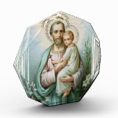 St. Joseph Baby Jesus Father Fotoblock (Links)