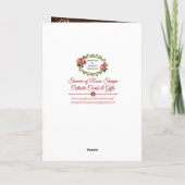 St. Joseph Baby Jesus Fest Novena Day Karte (Rückseite)