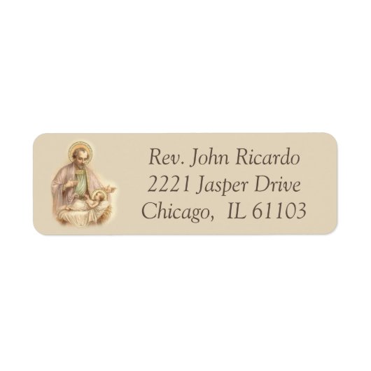 St. Joseph Baby Jesus in Gefahr (Vorne)