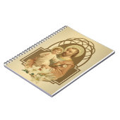 St. Joseph Baby Jesus Lily Notizblock (Linke Seite)
