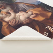 St. Joseph Baby Jesus Religiöses katholisches Gebe Sherpadecke (3/4)