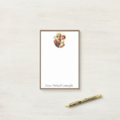 St. Joseph Baby Jesus Traditionell katholisch Post-it Klebezettel (Auf Schreibtisch)