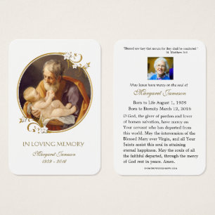 St.-Joseph-Beerdigungskarte -