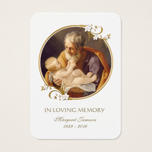 St.-Joseph-Beerdigungskarte - (Vorderseite)