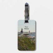 St Joseph Behind Sea Oats Gepäckanhänger (Rückseite vertikal)