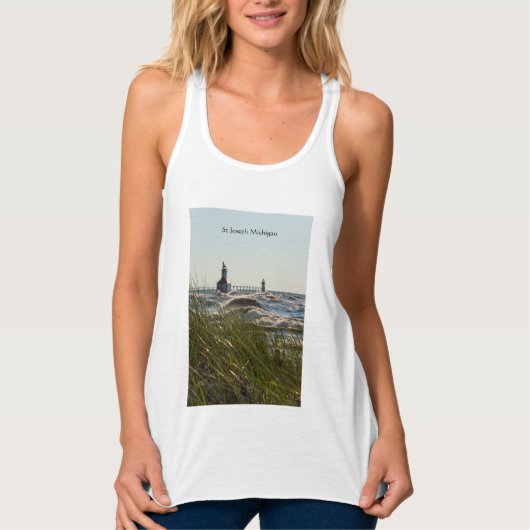 St Joseph Behind Sea Oats Tank Top (Vorderseite)