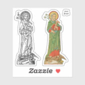 St. Joseph, Beschützer der Kirche - 2 Different Aufkleber (Blatt)