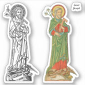 St. Joseph, Beschützer der Kirche - 2 Different Aufkleber (Vorderseite)