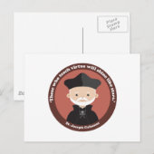 St. Joseph Calasanz Postkarte (Vorne/Hinten)