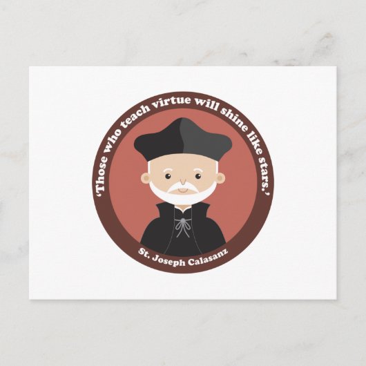 St. Joseph Calasanz Postkarte (Vorderseite)